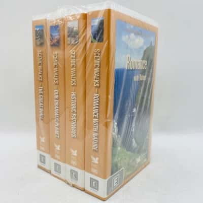 SEALED VHS Set of 4 Scenic Walks 