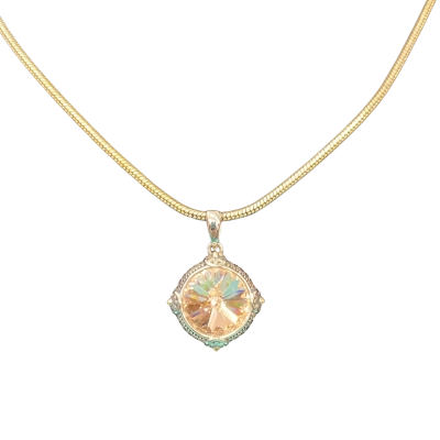  Womens Stirling silver 22cm drop Necklace with Stirling pendant