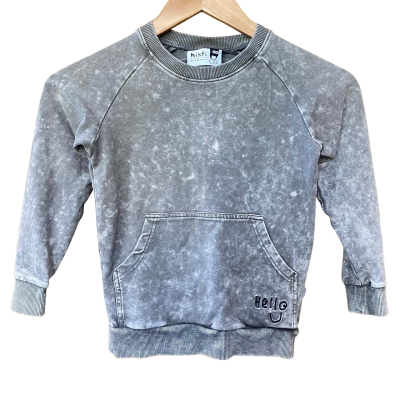 Minti Kids Grey Jumper Size 7