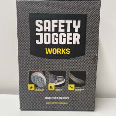 Safety jogger Mens work boots Size 39 Black  