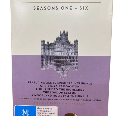 Downton Abbey box set DVD’s. Seasons 1-6