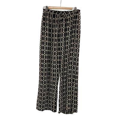 Dissh Women’s Size 10 Casual Pant Black / Brown 