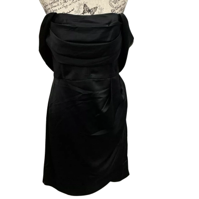 City Chic Womens  Size 14 Cocktail Dress Black  