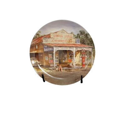 Gordon Hanley “Staying For the Refund” Limited Porcelain Plate