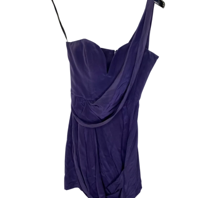 Zimmermann Womens  Size 0 Off The Shoulder Dress Purple 