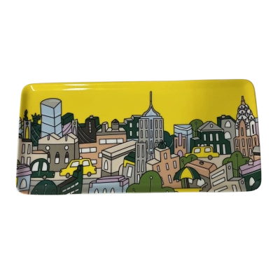 Maxwell & Williams "New York" Rectangular Porelain Plate