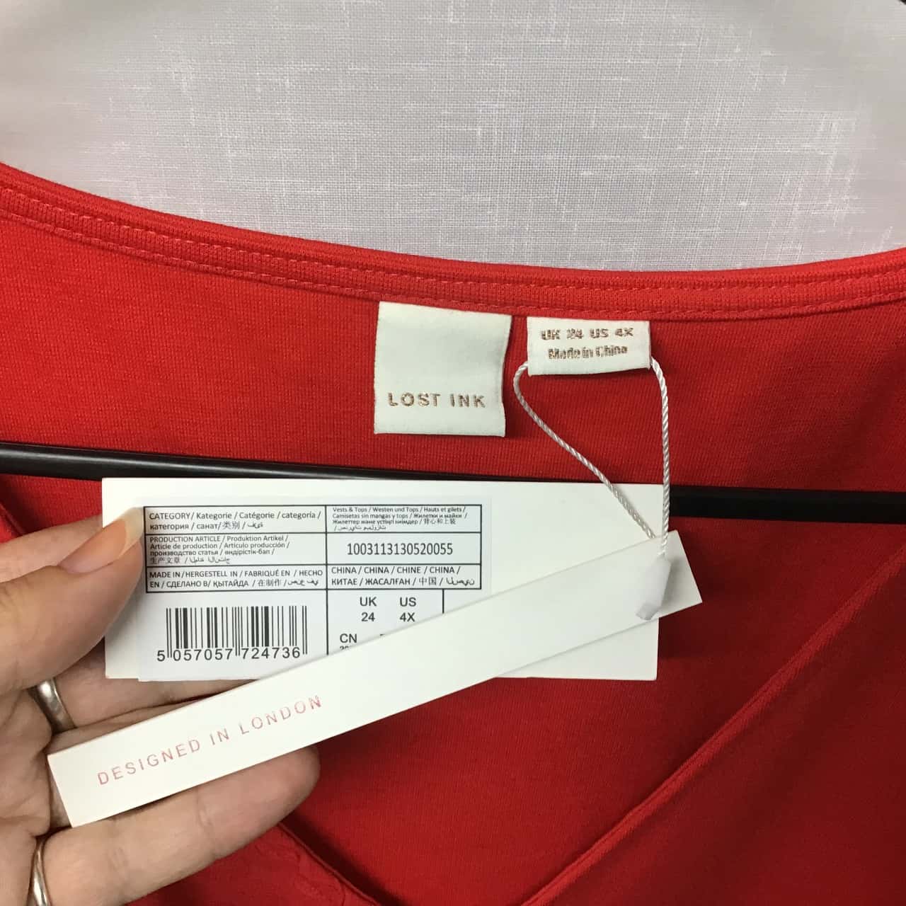 red top size 24