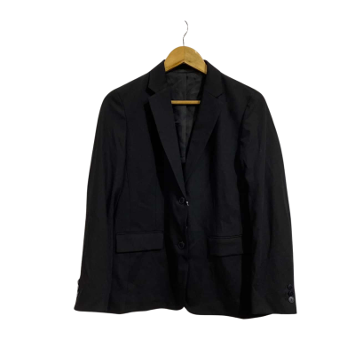 Uniqlo Womens  Size XS, Black, tailored relaxed fit jacket 