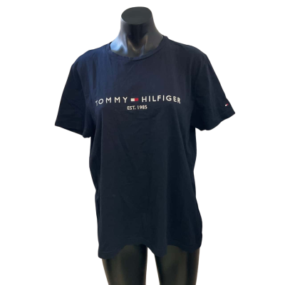 Tommy Hilfiger Womens  Size L Short Sleeve Top Blue 