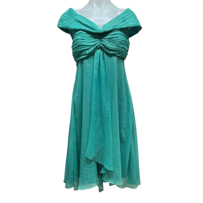 Montique Womens Size 10 Cocktail Dress Turquoise RRP $309.95