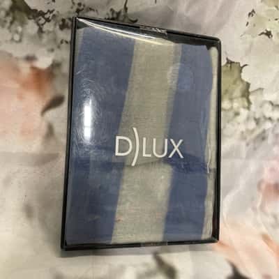 DLUX Silk Scarf. New in Box
