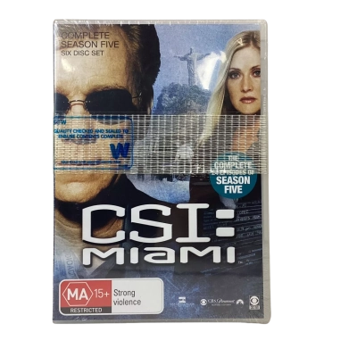DVD - CSI : Miami The Complete Season Five (MA) 2006