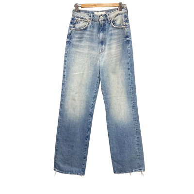 Mother Denim Womens  Size 24 Straight Leg Jeans Blue 