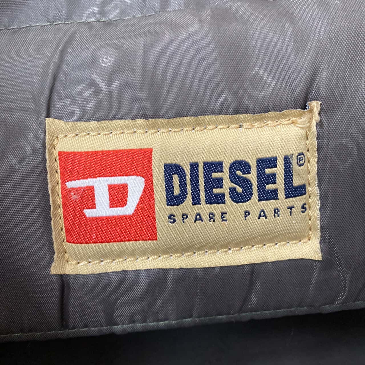 希少】DIESEL SPARE PARTS バッグ 2WAY 激レア】DIESEL SPARE PARTS