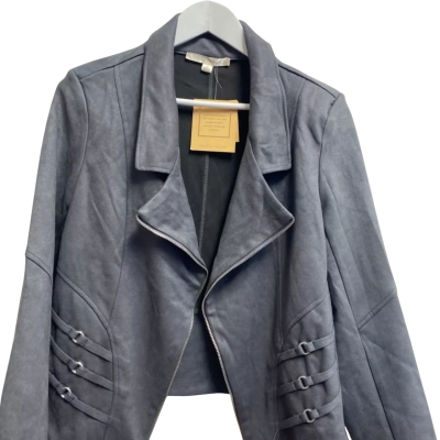 Noni B Womens  Size 12 Sudette Jacket Charcoal
