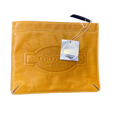 Oroton Womens Jade- Flat Zip Case Tan