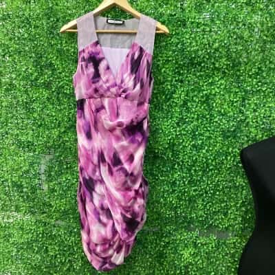 Nicola Finetti Womens  Size S Cocktail Dress Pink  / Purple 