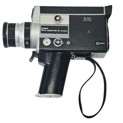 Canon Auto Zoom 518 SV Super 8 Video Camera. Comes AS IS.