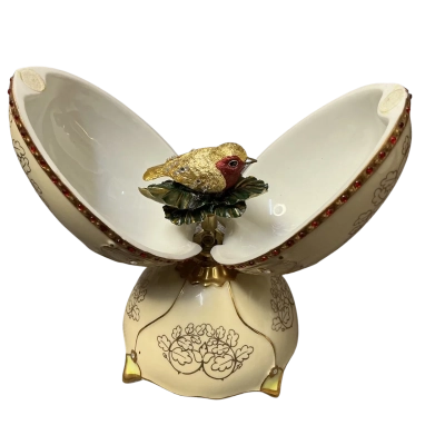 Bradford Exchange ‘Jewel of Nature’ robin musical egg