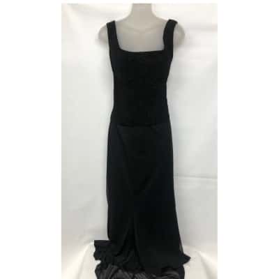  'Womens Petite Alex Evenings' Womens  Size 14 Formal Dress / Maxi Dress Black  