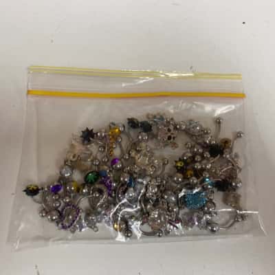  Small bag of Belly Button rings- please read description 