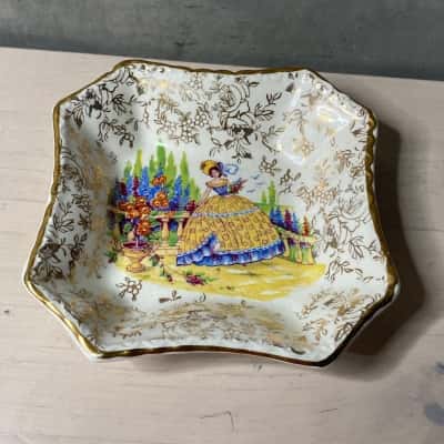 Vintage Empire England Lady Pin Dish