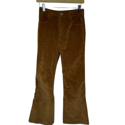Dangerfield Womens Straight Leg Pants Size 6 Brown 