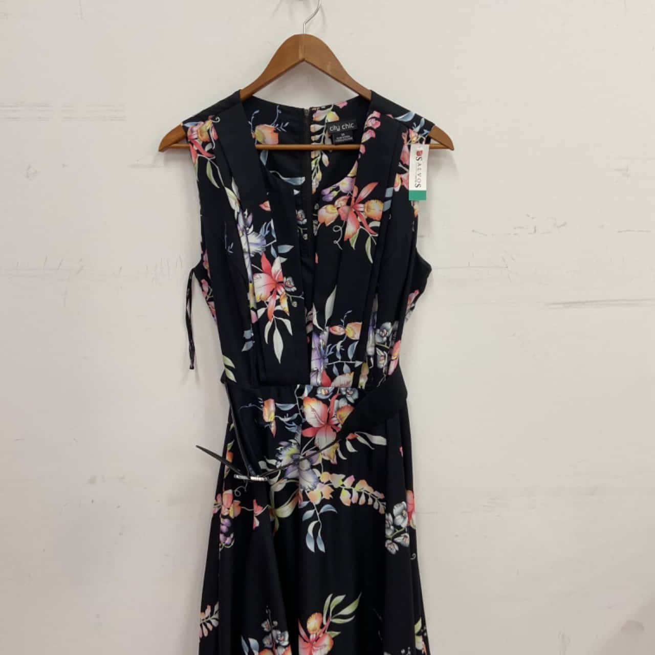 City Chic Womens Size XS Black (s)