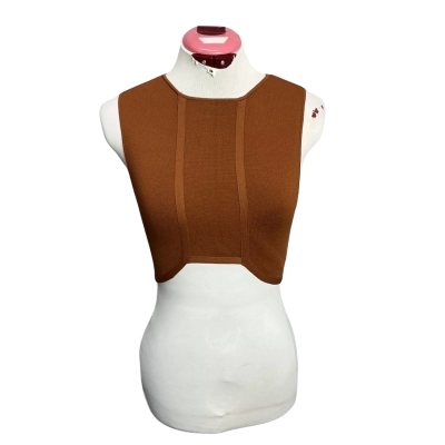 Bec & Bridge Womens  Size 8 Cropped Top Brown 