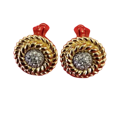  Womens Earrings Vintage D'Orlan Clip On Earrings