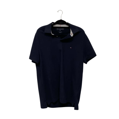 Tommy Hilfiger Mens Polo Shirt Size XL Navy Blue 
