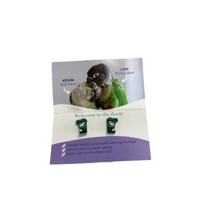 Binkabu Handmade Bin Chicken Ibis Stud Earrings Novelty Brisbane