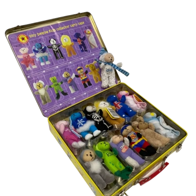 Tiny Beanie Kids Collector Case + Complete Set