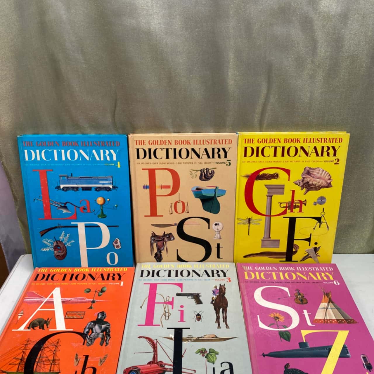 The Golden Book Dictionary x6