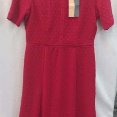 Liz Jordan Womens  Size 10 Casual Dress / Midi Dress Red 