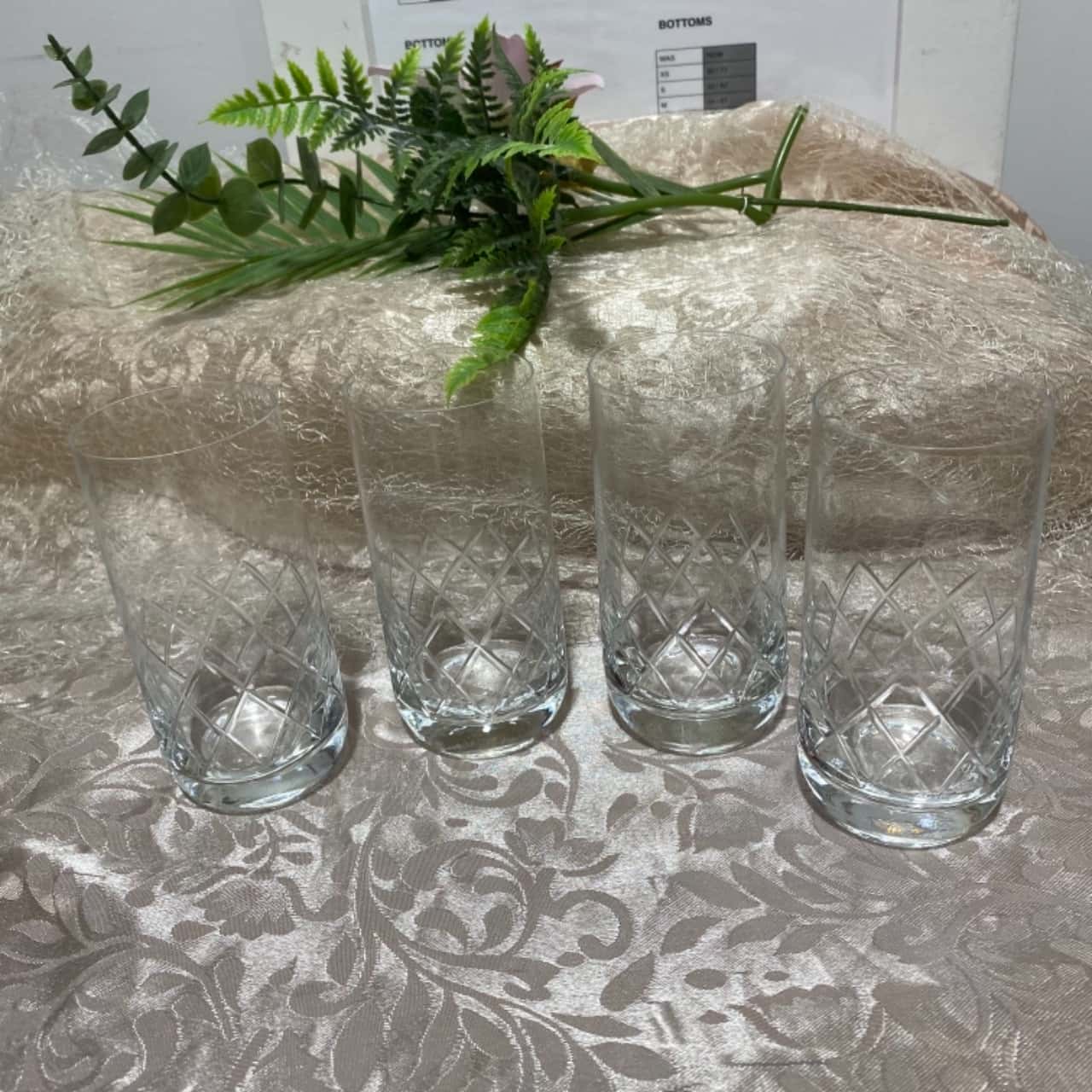 Vintage Tall Glass set of 5(s)