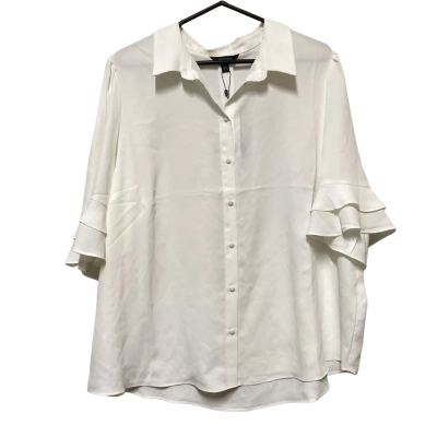 Portmans Womens  Size 20 Button Up Top White 