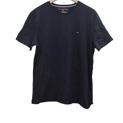 Tommy Hilfiger Mens Size M Short Sleeve Shirt Black (3)