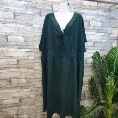 BLOOMCHIC Womens  Size 26 Cocktail Dress / Maxi Dress olive Green / Other 