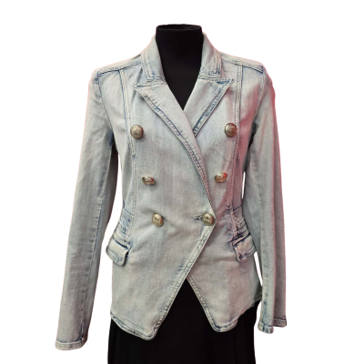 Decjuba Womens Size 10 Blue Denim Jacket