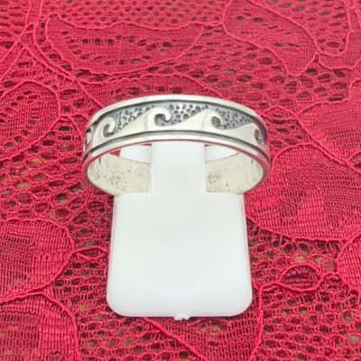 925 Silver Surf/Waves Ring size P1/2