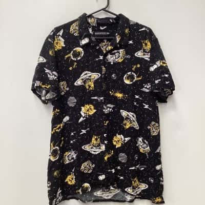 Dangerfield Rocket Short Sleeve Shirt Black Size XXL