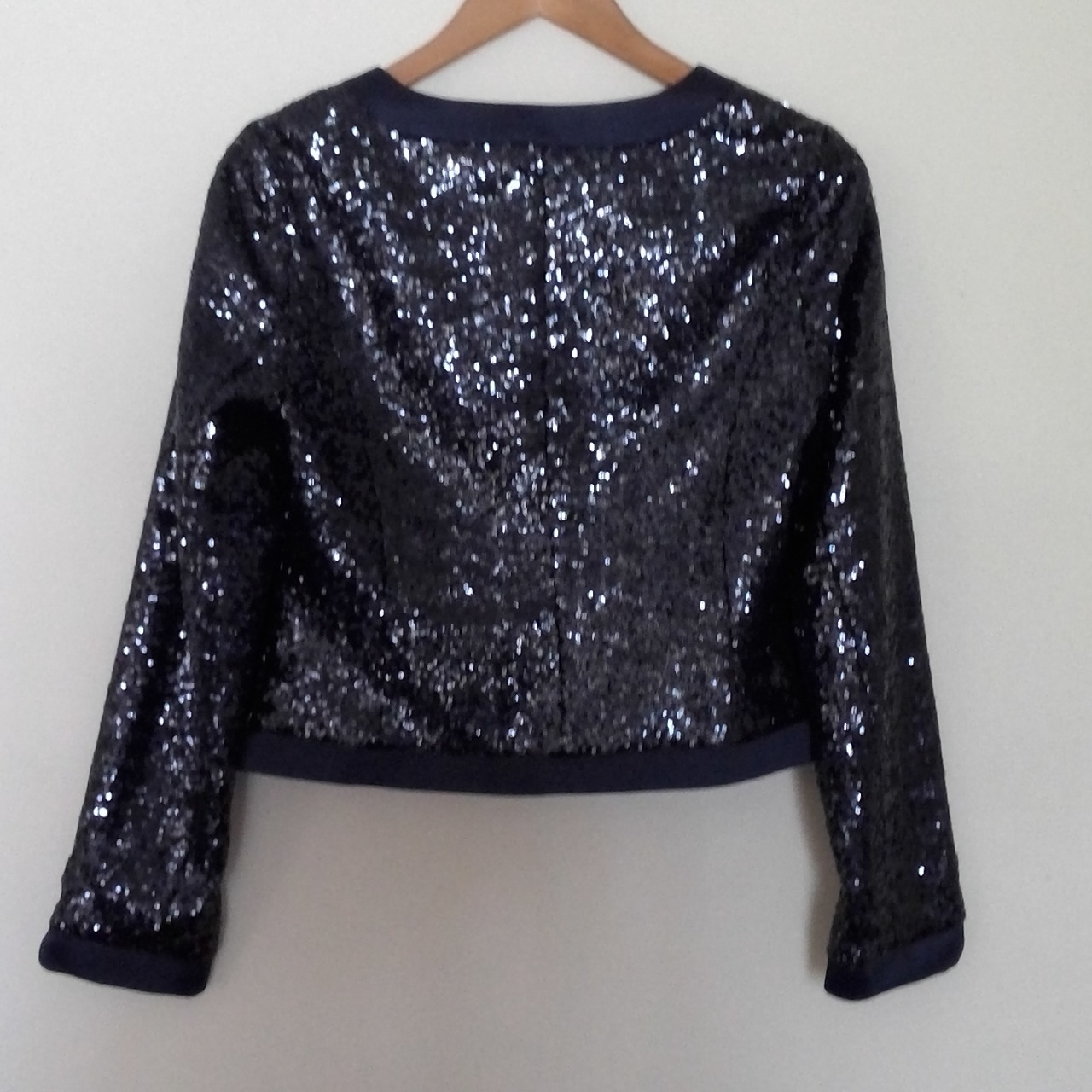 navy evening jacket womens