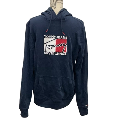 Tommy Jeans Mens  Size M Hoodie Blue / Pattern / Red 