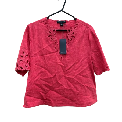 Country Road Cayenne Red Short Sleeve Top *New*