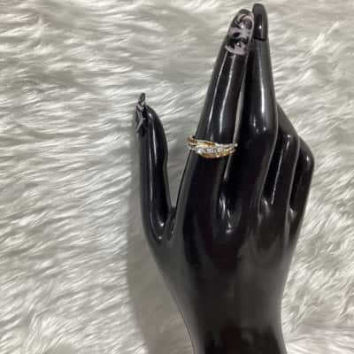  Womens Ring Orange / Silver 