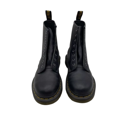 Doc Martens The Original Black Boots Size 4/5/37/6 Missing Laces