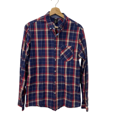 Oakley Mens  Size M Long Sleeve Shirt Checked 
