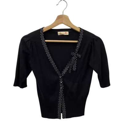 Alannah Hill Womens  Size 8 Cardigan Black  