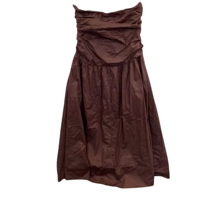 Peppermayo Womens  Size 18 Bridesmaid Dress / Formal Dress / Maxi Dress / Strapless Dress Brown 